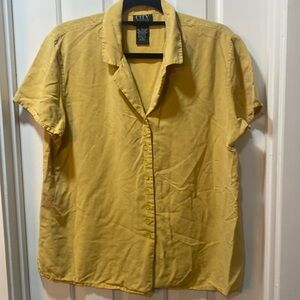 City Silk button down silk top